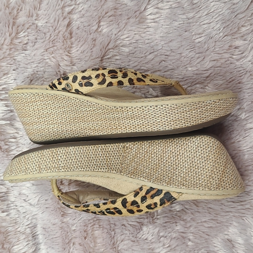 Vionic Leopard Print Platform Sandals - image 4